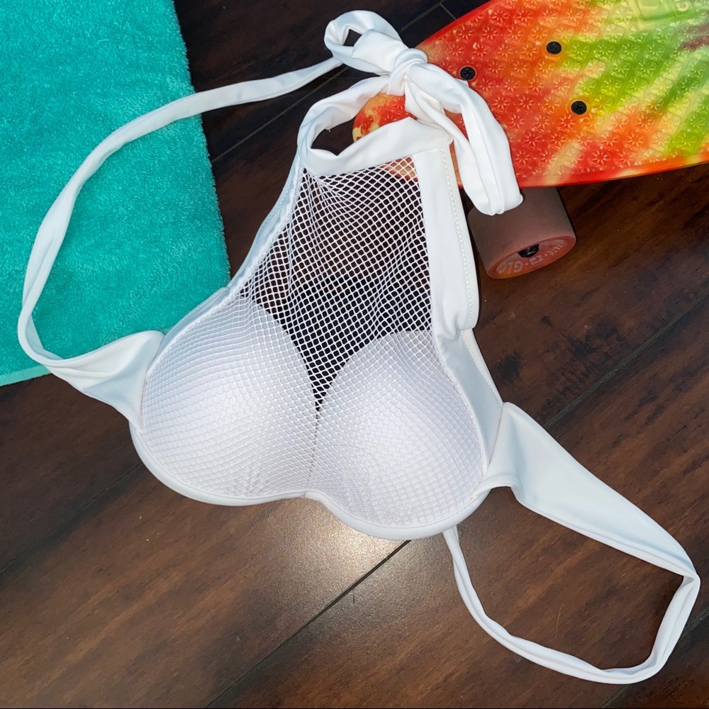 White Bikini Top